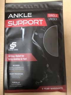 25 X SINGLE UNISEX ANKLE SUPPORT RRP £312: LOCATION - I