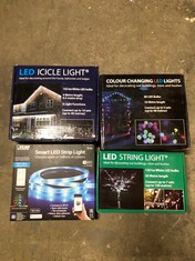 QTY OF TECH ITEMS TO INCLUDE LED ICICLE LIGHT: LOCATION - B2