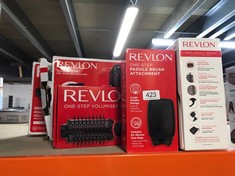QTY OF ITEMS TO INCLUDE REVLON SALON ONE-STEP HAIR DRYER AND VOLUMIZER TITANIUM (ONE-STEP, DRY AND STYLE, 2-IN-1 STYLING TOOL, TITANIUM COATING, UNIQUE OVAL DESIGN, FOR MID TO LONG HAIR) RVDR5279UKE,