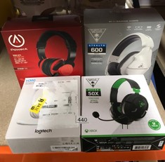QTY OF TECH ITEMS TO INCLUDE TURTLE BEACH RECON 50X HEADSET: LOCATION - B2