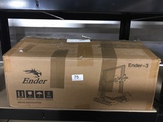ENDER-3 3D PRINTER: LOCATION - BACK RACK