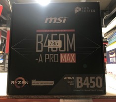 MSI B450M - A PRO MAX AMD RYZEN MOTHERBOARD: LOCATION - C2