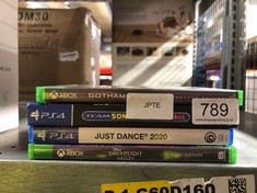 QTY OF GAMES TO INCLUDE JUST DANCE 2020 PS4   ID MAY BE REQUIRED : LOCATION - C2