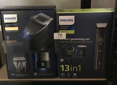 PHILIPS BEARD TRIMMER 9000 PRESTIGE + PHILIPS ALL IN ONE 9000 SERIES: LOCATION - BACK RACK