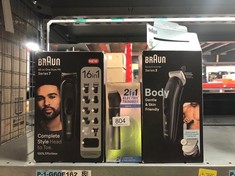 QTY OF MENS GROOMING ITEMS TO INCLUDE BRAUN SERIES 3 BODY GROOMER : LOCATION - C2