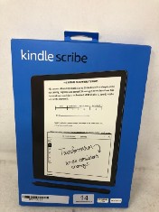 KINDLE SCRIBE (16 GB), THE FIRST KINDLE AND DIGITAL NOTEBOOK, ALL IN ONE, WITH A 10.2" 300 PPI PAPERWHITE DISPLAY, INCLUDES BASIC PEN. SEALED: LOCATION - A