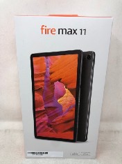 FIRE MAX 11 TABLET, OUR MOST POWERFUL TABLET YET, VIVID 11" DISPLAY, OCTA-CORE PROCESSOR, 4 GB RAM, 14-HR BATTERY LIFE, 64 GB, GREY, WITH ADS. SEALED: LOCATION - A