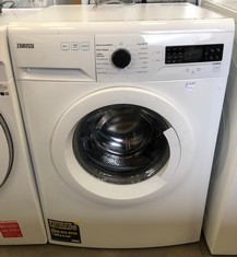ZANUSSI 8 KG WASHING MACHINE ZWF844B3PW RRP £449: LOCATION - FLOOR (COLLECTION OR OPTIONAL DELIVERY AVAILABLE)
