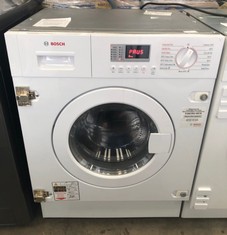 BOSCH INTEGRATED WASHING MACHINE MODEL WKD8352GB/04 RRP £799: LOCATION - FLOOR (COLLECTION OR OPTIONAL DELIVERY AVAILABLE)