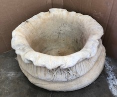 SACK PLANTER - LARGE SACK SHAPED PLANTER: LOCATION - RACK B(COLLECTION ONLY)
