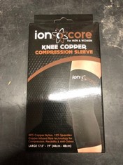 57 X ION CORE KNEE COPPER COMPRESSION SLEEVE RRP £446: LOCATION - B RACK