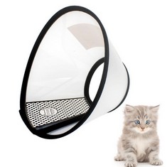 32 X ADJUSTABLE DOG CONE CAT CONE COLLAR DOG CONE COLLAR DOG CONE RECOVERY PROTECTIVE COLLAR PET RECOVERY COLLAR COMFY SOFT PET CONE COLLAR FOR DOGS AND CATS AFTER SURGERY ANTI-BITE LICK WOUND XXL -