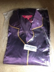 QTY OF CLOTHING TO INCLUDE LADIES PAJAMAS PURPLE SIZE SMALL RRP £246: LOCATION - C RACK