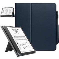 11 X HOYIXI UNIVERSAL CASE FOR 10.2-INCH INTRODUCING KINDLE SCRIBE 1ST GENERATION 2022 RELEASE / 10.3-INCH KOBO ELIPSA EREADER 2021 RELEASE LIGHTWEIGHT BOOK FOLIO COVER WITH STAND PEN HOLDER - BLUE: