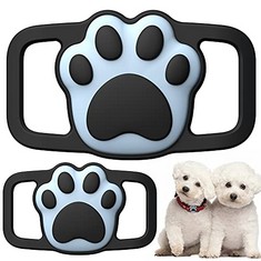 49 X PROTECTIVE CASE FOR AIRTAG PET COLLAR, SILICONE AIRTAG HOLDER FOR APPLE AIRTAG GPS TRACKING FINDER DOG CAT COLLAR LOOP ACCESSORIES, ANTI-LOST PORTABLE AIR TAG PROTECTOR CASE WITH HD PROTECTOR -