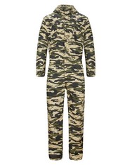 QTY OF CLOTHING TO INCLUDE MENS LIGHTWEIGHT HOODED OVERALL LARGE : LOCATION - E RACK