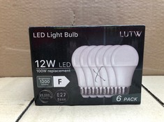 QTY OF ASSORTED ITEMS TO INCLUDE 12W LED LIGHT BULB: LOCATION - F RACK