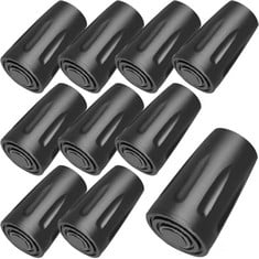 59 X ERUINFANG RUBBER BUFFER FOR WALKING POLES / TREKKING POLES FOR ALL STANDARD RUBBER BUFFER PADS / TREKKING POLES / ASPHALT / GRAVEL / MOUNTAINS / HIKING POLE ACCESSORIES PACK OF 10 - TOTAL RRP £2