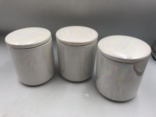 X6 WHITE PEARLESCENT CANISTER: LOCATION - RACK A