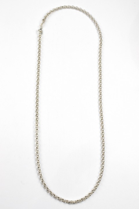 Silver Belcher Chain, 60cm, 19.5g (VAT Only Payable on Buyers Premium)