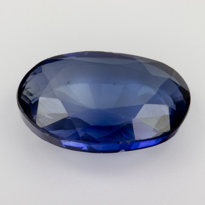 11.62ct Natural Sapphire Faceted Oval-cut Single Gemstone, 11x16mm.  Auction Guide: £300-£400