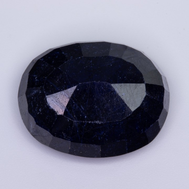 31.80ct Natural Sapphire Faceted Oval-cut Single Gemstone, 21x17mm