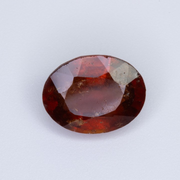 2.88ct Natural Orange-Gold Tourmaline Faceted Oval-cut Single Gemstone, 9.8x7.5mm