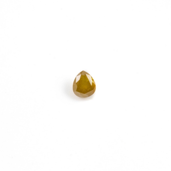 1.45ct Natural Fancy Colour Diamond Pear-cut Single Gemstone, 6.5x7.5mm.  Auction Guide: £200-£300