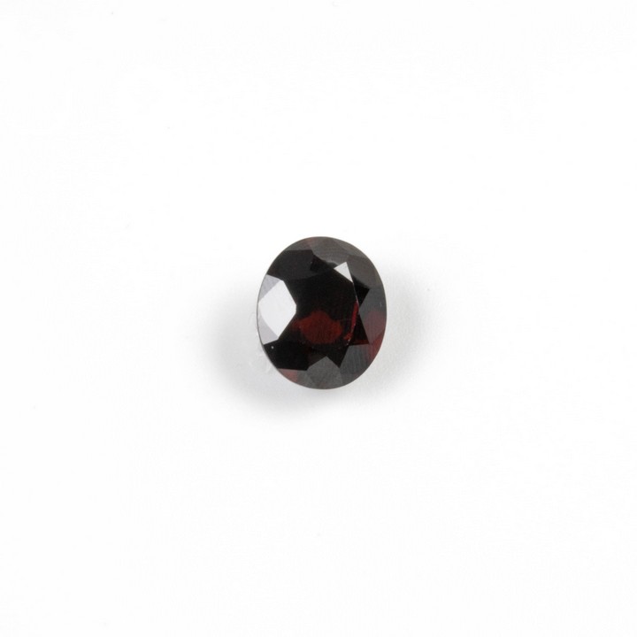 13.00ct Natural Garnet Faceted Oval-cut Single Gemstone, 12x14mm