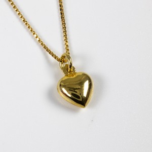 Dyadema Silver Gold Plated Heart Pendant and Adjustable Chain, 50cm, 3g. Boxed (VAT Only Payable on Buyers Premium)