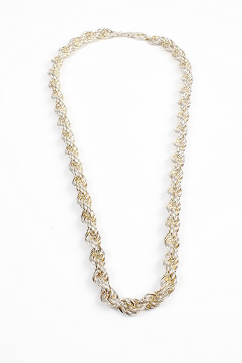 Silver Rope Chain, 62cm, 81.1g (VAT Only Payable on Buyers Premium)