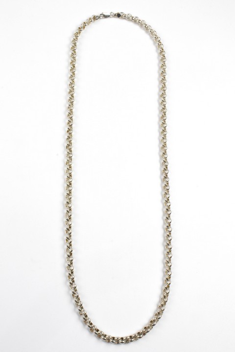 Silver Belcher Chain, 67cm, 62.8g (VAT Only Payable on Buyers Premium)
