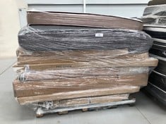 PALLET OF QUANTITY OF FURNITURE WHICH MAY BE BROKEN AND INCOMPLETE INCLUDING MATTRESSES.
