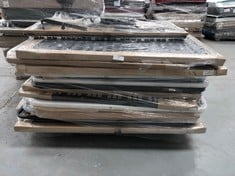 PALLET OF QUANTITY OF FURNITURE INCLUDING ELECTRIC BED MAY BE BROKEN AND INCOMPLETE.