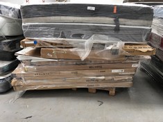 PALLET OF A QUANTITY OF FURNITURE THAT MAY BE BROKEN INCLUDING MATTRESSES.