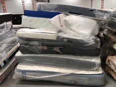 9 X MATTRESSES OF VARIOUS SHAPES AND SIZES THAT MAY BE BROKEN OR DIRTY.