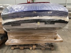 PALLET OF FURNITURE MAY BE BROKEN AND INCOMPLETE INCLUDING MATTRESSES.