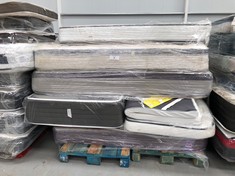 7 X MATTRESSES OF VARIOUS SHAPES AND SIZES THAT MAY BE BROKEN OR DIRTY.