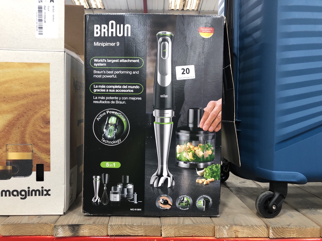 John Pye Auctions BRAUN MULTIQUICK 9 HAND BLENDER MQ9187XLI RRP £199