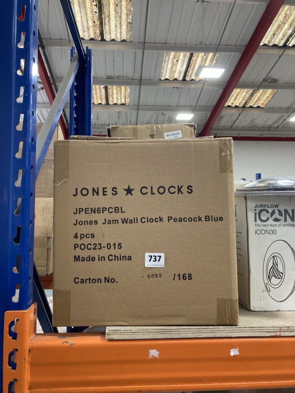 John Pye Auctions 4 X JONES CLOCKS JAM ANALOGUE WALL CLOCK 30CM