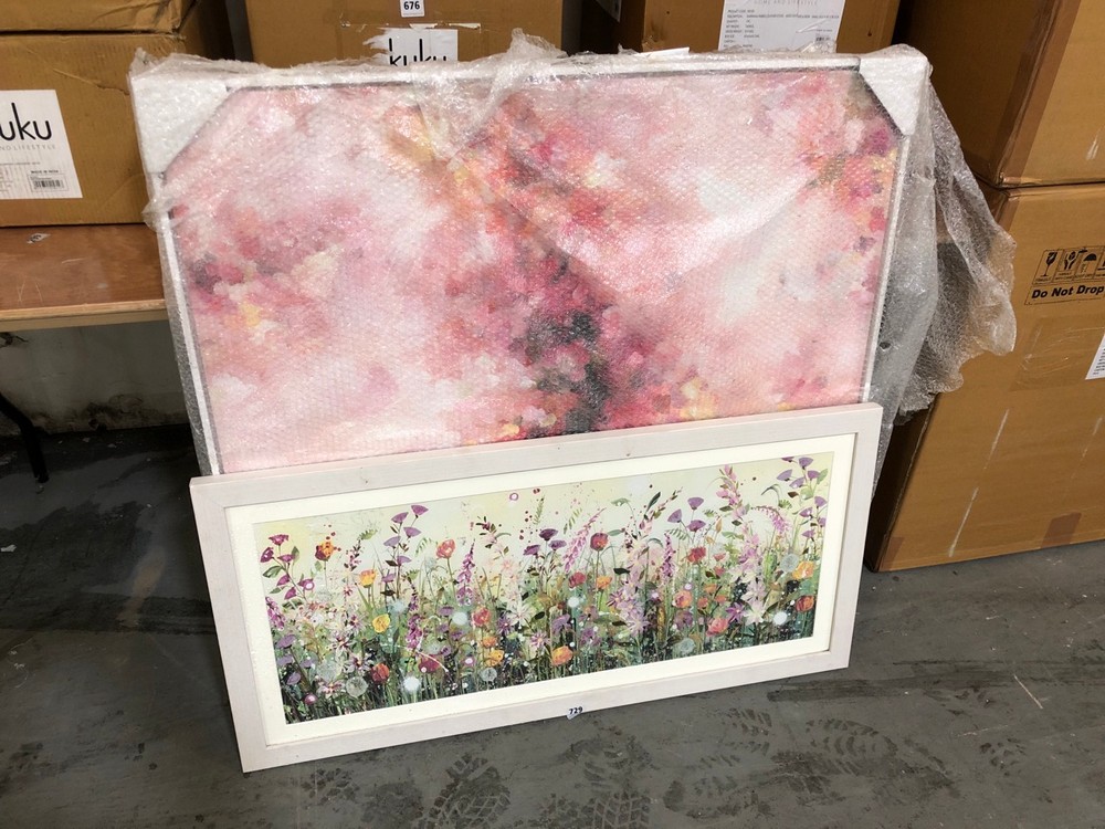 John Pye Auctions 2 X ASSORTED JOHN LEWIS WALL ART IN FRAMES