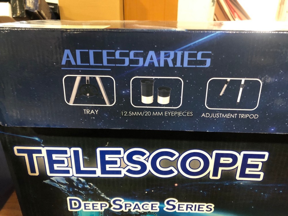 John Pye Auctions TUWORD TELESCOPE & DEEP SPACE SERIES TELESCOPE (DELIVERY ONLY)