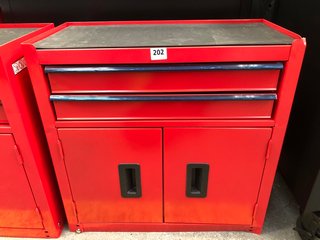 8 DRAWER TOOL CENTRE IN RED: LOCATION - B6