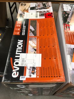 EVOLUTION RAGE5-S 255MM MULTIPURPOSE TABLE SAW & BLADE RRP - £399 (PLEASE NOTE: 18+YEARS ONLY. ID MAY BE REQUIRED): LOCATION - B7