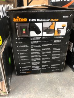TRITON 317MM 1100W THICKNESSER RRP - £379 (PLEASE NOTE: 18+YEARS ONLY. ID MAY BE REQUIRED): LOCATION - B7