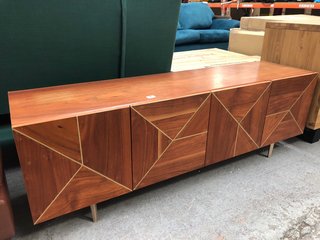 JOHN LEWIS & PARTNERS + SWOON MENDEL TV STAND SIDEBOARD FOR TV'S UP TO 65", BROWN - RRP £679: LOCATION - B1