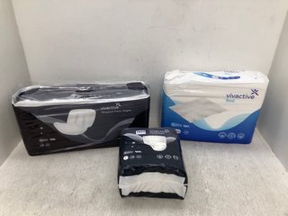 3 X PACKS OF VIVA ACTIVE INCONTINENCE PANTS AND BED PADS: LOCATION - E13