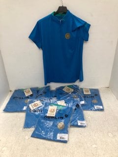 QTY OF ASSORTED DUBLIN WOMENS EQUESTRIAN RIDING CLOTHES IN BLUE IN VARIOUS SIZES: LOCATION - E13