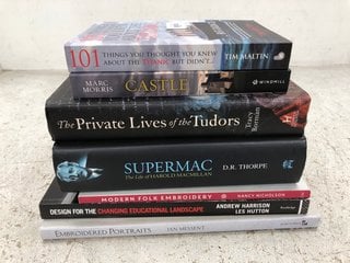 QTY OF ASSORTED BOOKS TO INCLUDE CASTLE BY MAR MORRIS: LOCATION - E12