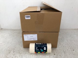 2 X BOXES OF SEEP 50L ECO BIN LINERS: LOCATION - E12